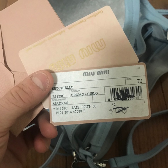 miu miu madras bucket bag with tags and dust bag - Picture 7 of 7